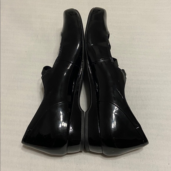 Vionic Ava Orthopedic Ballet Flats black patent leather elastic straps Size 8.5 - Picture 6 of 11